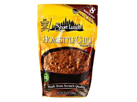 Shore Lunch Homestyle Chili With Beans Makes 1 2 Gallon 4 Pack 10 6