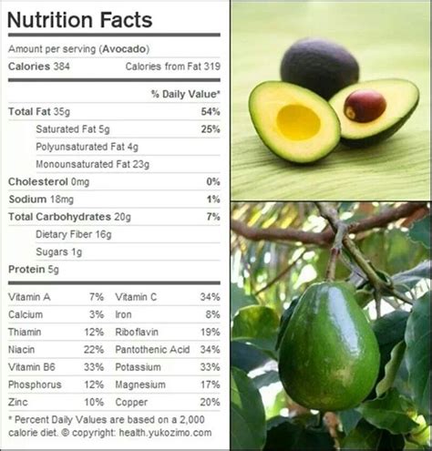 Avocado Nutricion Facts Food Food Tips Pinterest