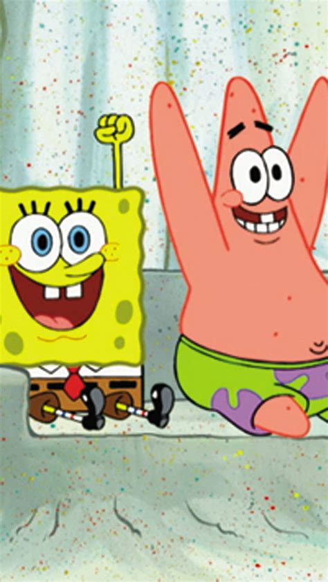 Patrick Bob Esponja Fotos - Papel De Parede De Patrick Star E Bob Esponja Calca Quadrada
