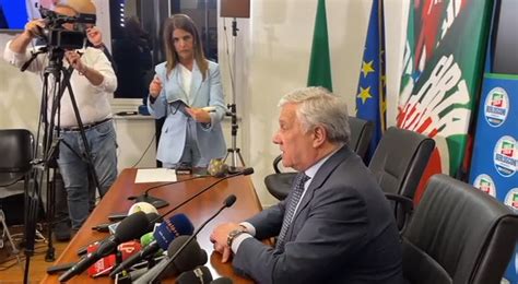 Tajani Occupiamo Lo Spazio Fra Meloni E Schlein Non Siamo Scomparsi