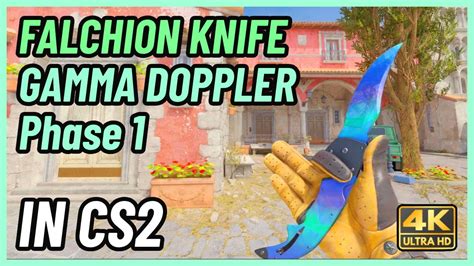 CS2 Falchion Knife Gamma Doppler Phase 1 CS2 Knife In Game Showcase