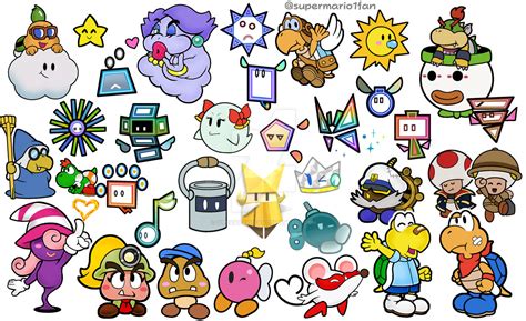 Paper Marios Partners Fanart By Supermario1fan On Deviantart