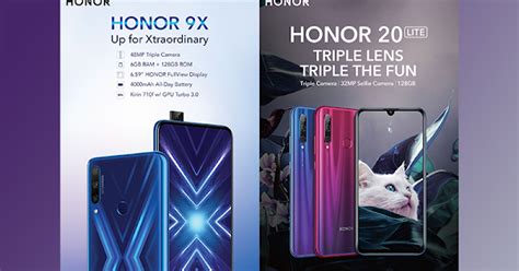 Honor 9x And Honor 20 Lite Launch In Ph Pinoytechsaga