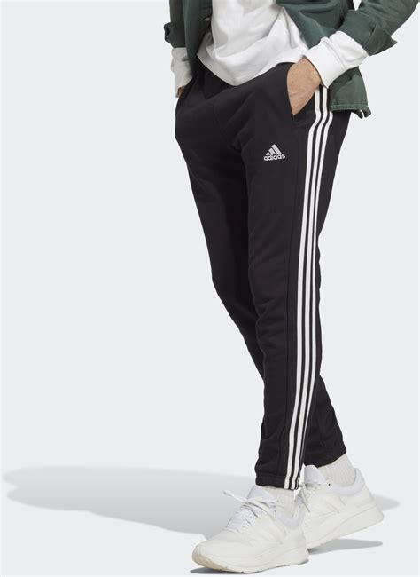 Adidas Man Essentials French Terry Tapered Elastic Cuff 3 Stripes Pants