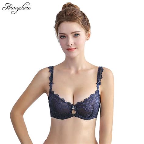 Aliexpress Buy Sexy Lace Transparent Bra Set Push Up Lingerie Set