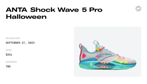 Anta Shock Wave 5 Pro Halloween 112341111 1 Raffles And Where To Buy