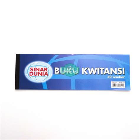 Jual Buku Kuitansi Besar Sinar Dunia Sdu Kt B Lembar X Cm