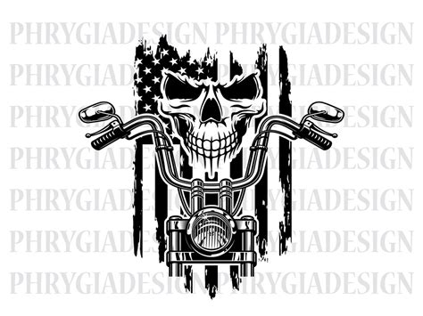 Motorcycle Skull Svg Motorcycle Svg Biker Shirt Svg Biker Skull Svg Motorbike Svg