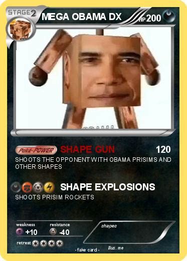 Pokémon MEGA OBAMA DX SHAPE GUN My Pokemon Card