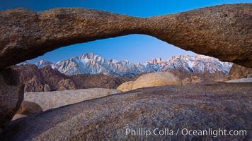 Alabama Hills Arch Photo, Alabama Hills Arch photos, Natural History ...