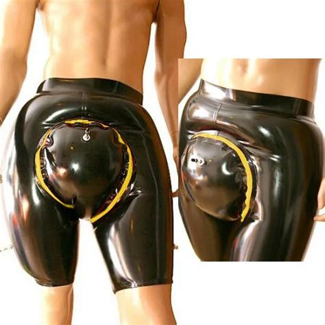 Gummihose Latex Rubber Mm Aufblasbar Shorts Kurze Hose Ganzanzug