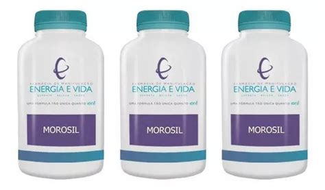 Kit 3 Frascos Morosil 500 Mg 60 Cápsulas cada MercadoLivre