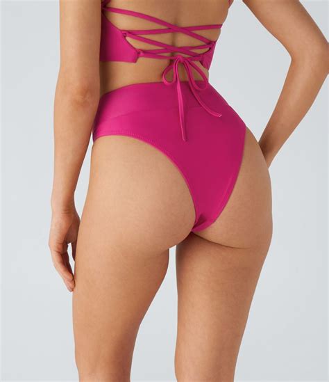 Ba Ador Inferior Bikini Tiro Medio Corte Alto De Mujer Halara