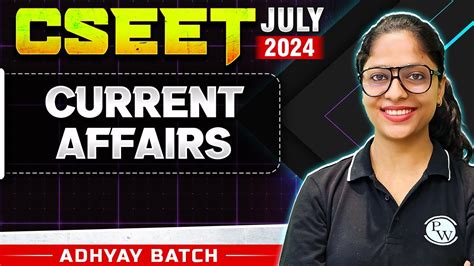 Current Affairs For Cseet July Cseet Exam Youtube