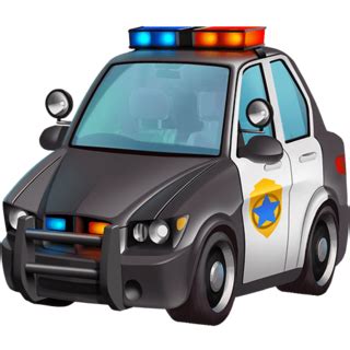 🚓 Police Car Emoji on Twitter Emoji Stickers 13.1