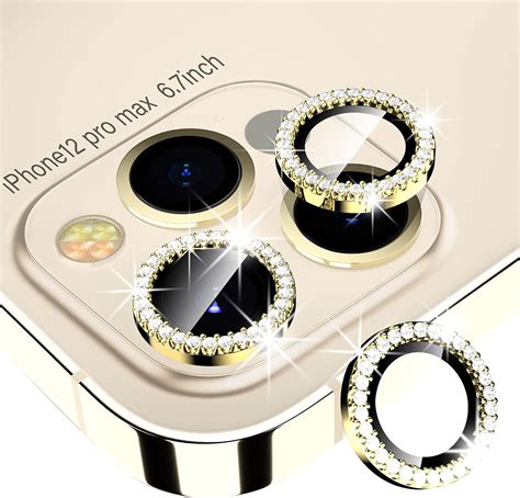 Xfilm For Iphone 12 Pro Max Camera Lens Protector Bling