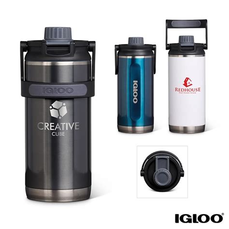 Custom Igloo Oz Double Wall Vacuum Insulated Water Bottle