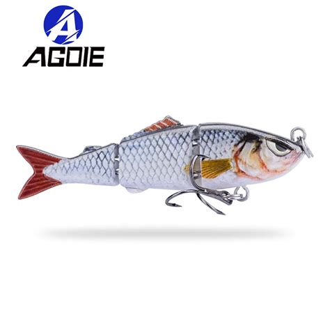 Agoie Mm G Wobblers Segment Multi Jointed Artificial Fishing