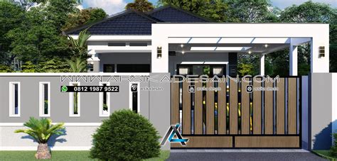 Desain Rumah X Meter Pemilik Ibu Revi Tegal Arsika