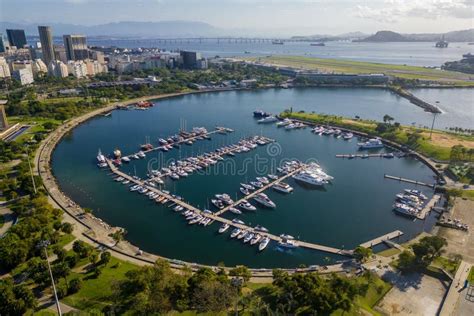 Marina Da Gloria In Rio De Janeiro Aerial View Editorial Photo Image