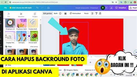 Cara Menghapus Background Foto Di Canva Secara Otomatis Youtube