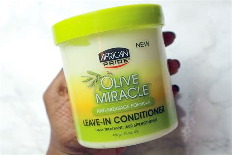 African Pride Olive Miracle Leave In Conditioner Review Afro Hair