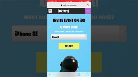 How To Sign Up For Fortnite Mobile Link In Bio Youtube