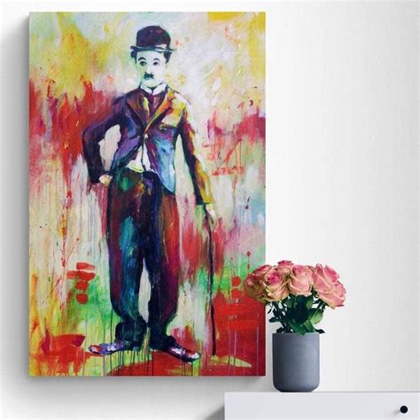 Charlie Chaplin Painting No 1 On Awards Comment Peindre Peinture