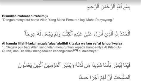 Bacaan Surat Al Kahfi Arab Latin Dan Artinya Pdf Cocok Dibaca Saat