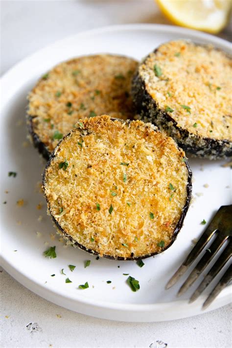 Crispy Baked Eggplant Recipe The Forked Spoon