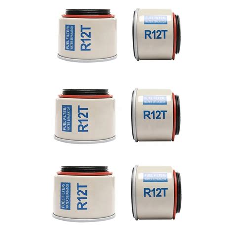 A26328 6 Pcs R12t Fuel Water Separator Filter Element For Racor 140r 120at 6965539298516 Za 347