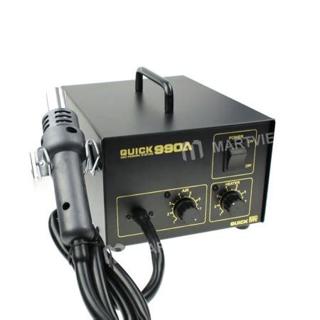 Quick 990A Antistatic 270W SMD Rework Station With Hot Air Gun Soldering Machine Martview