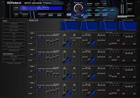 Roland SRX DANCE TRAX Software Synthesizer