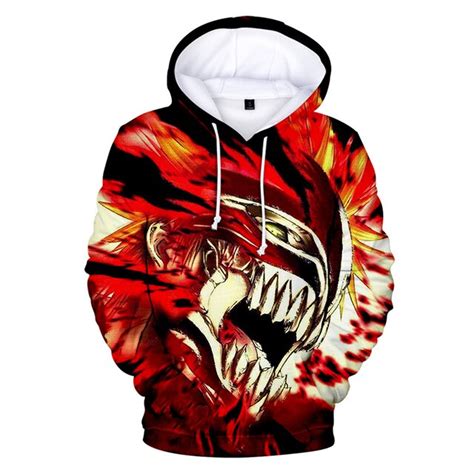 Bleach Hoodies Fashion Anime 3d Harajuku Hoodie Bleach Store