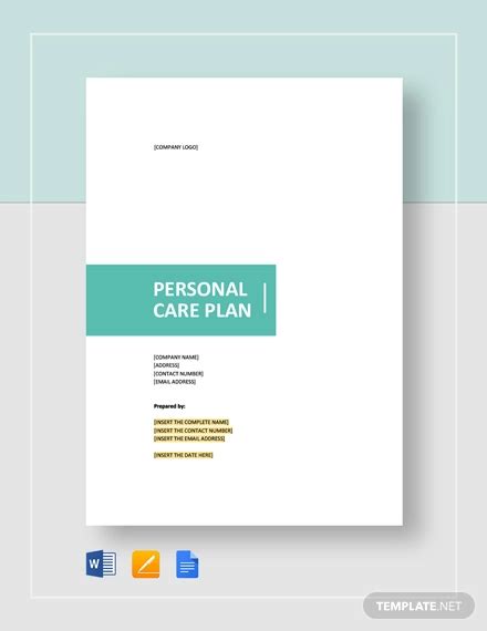 Personal Care Plan Templates 12 Free Pdf Format Download Free And Premium Templates