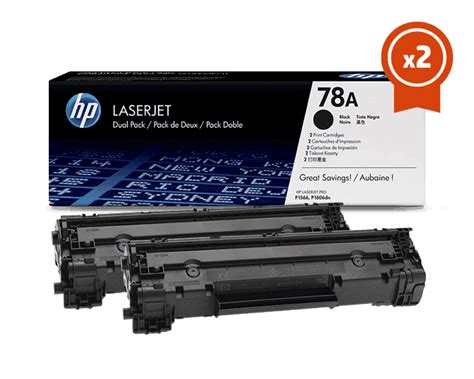 HP 78A 2팩 검정 정품 LaserJet 토너 카트리지 | HP코리아