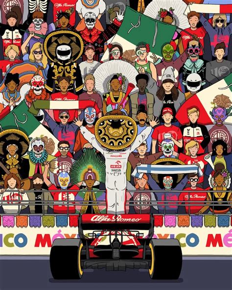 Los Diferentes Pósters De Los Equipos Para El Gran Premio De México R