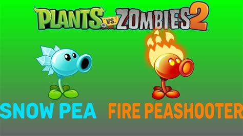 Plants Vs Zombies Fire Peashooter Level And Snow Pea Level