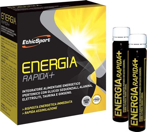 EthicSport Energia Rapida Confezione Da 10 Flaconi X 25 Ml