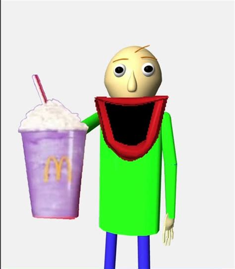 Baldi Eats The Grimace Shake And Dies Baldi Grimaceshake Youtube