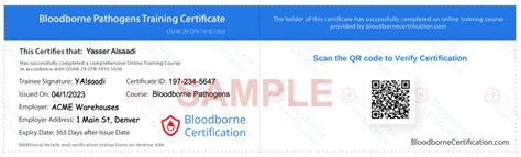 Osha Bloodborne Pathogens Certification Train Online