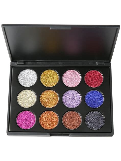 12 Colors Shimmer Eyeshadow Palette Glitter Eyeshadow Palette Glitter