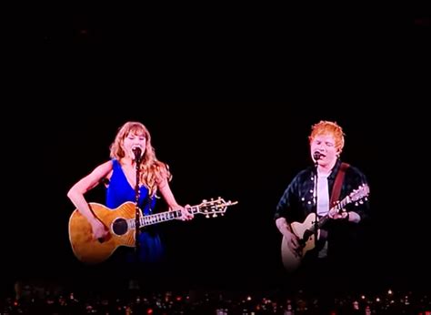 Video: Taylor Swift and Ed Sheeran's epic performance of 'Thinking Out ...