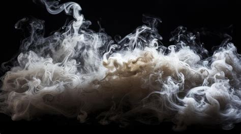 Premium Photo | Smoke and vapor rising from a dark background