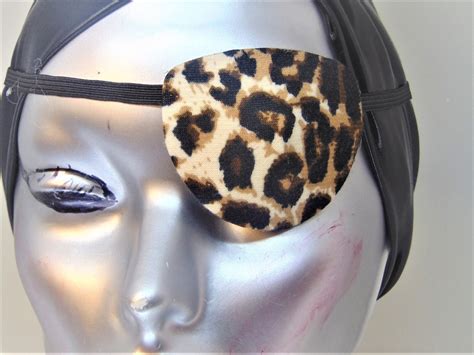 unisex handmade eye patch leopard print stylish eye care health