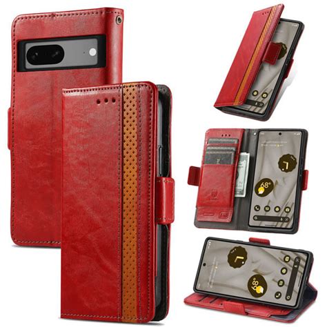 CaseNeo Google Pixel 7A Flip Leather Wallet Case with 3 Card Slots and ...