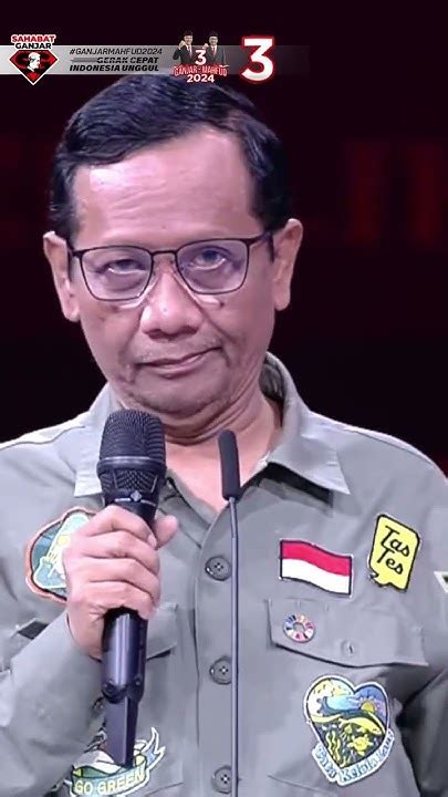 Dalam Debat Cawapres Mahfud Md Menyampaikan Fakta Mencemaskan Tentang