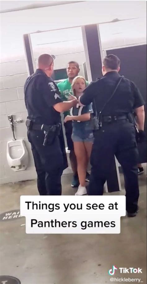 Tiktok Video Shows Arrest Of Philly Fans For Alleged Bathroom Sex During Panthers Game Saddle