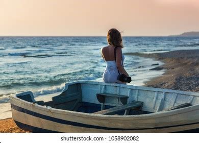 Beautiful Nude Woman On Boat Royalty Free Images Stock Photos