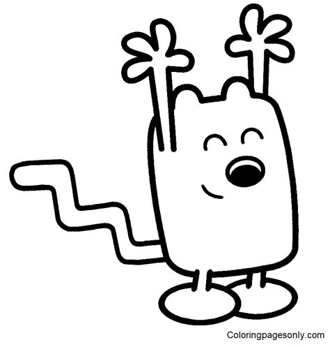 Dibujo De Wubbzy Sonriente Para Colorear Dibujos Para Colorear